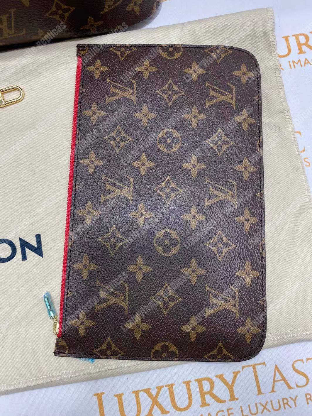 LV Neverfull GM Monogram Cherise