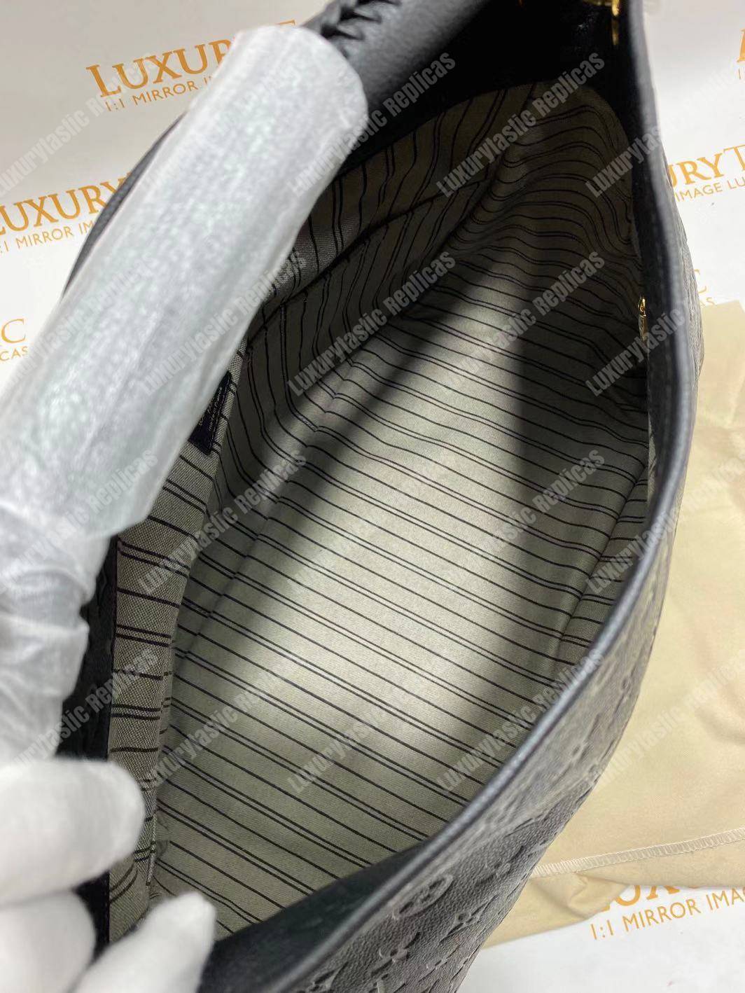 LV Artsy MM Monogram Empreinte Leather Noir