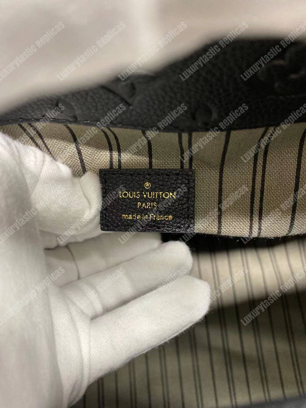 LV Artsy MM Monogram Empreinte Leather Noir