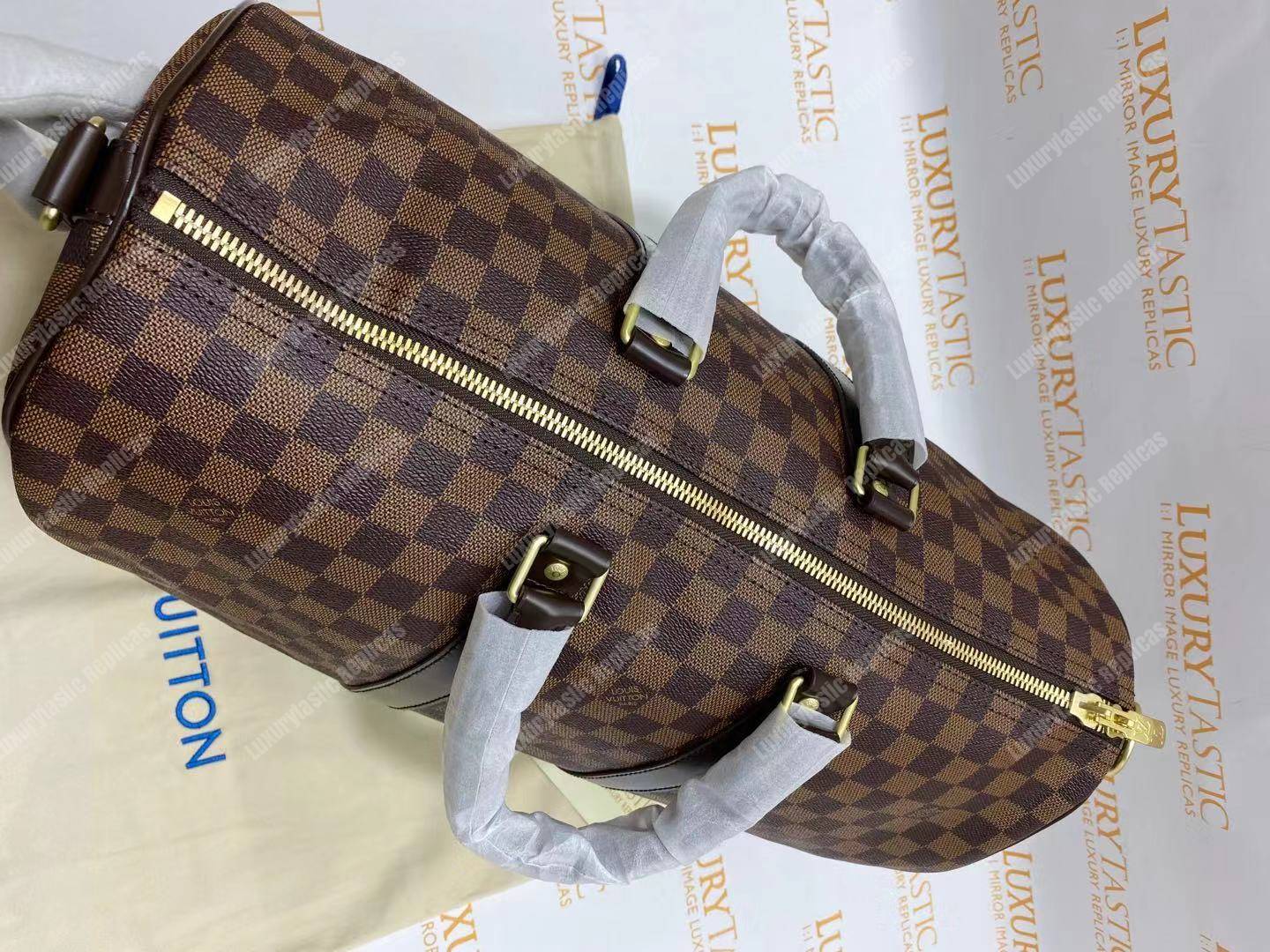 LV Keepall Bandouliere 45 Monogram Damier Ebene