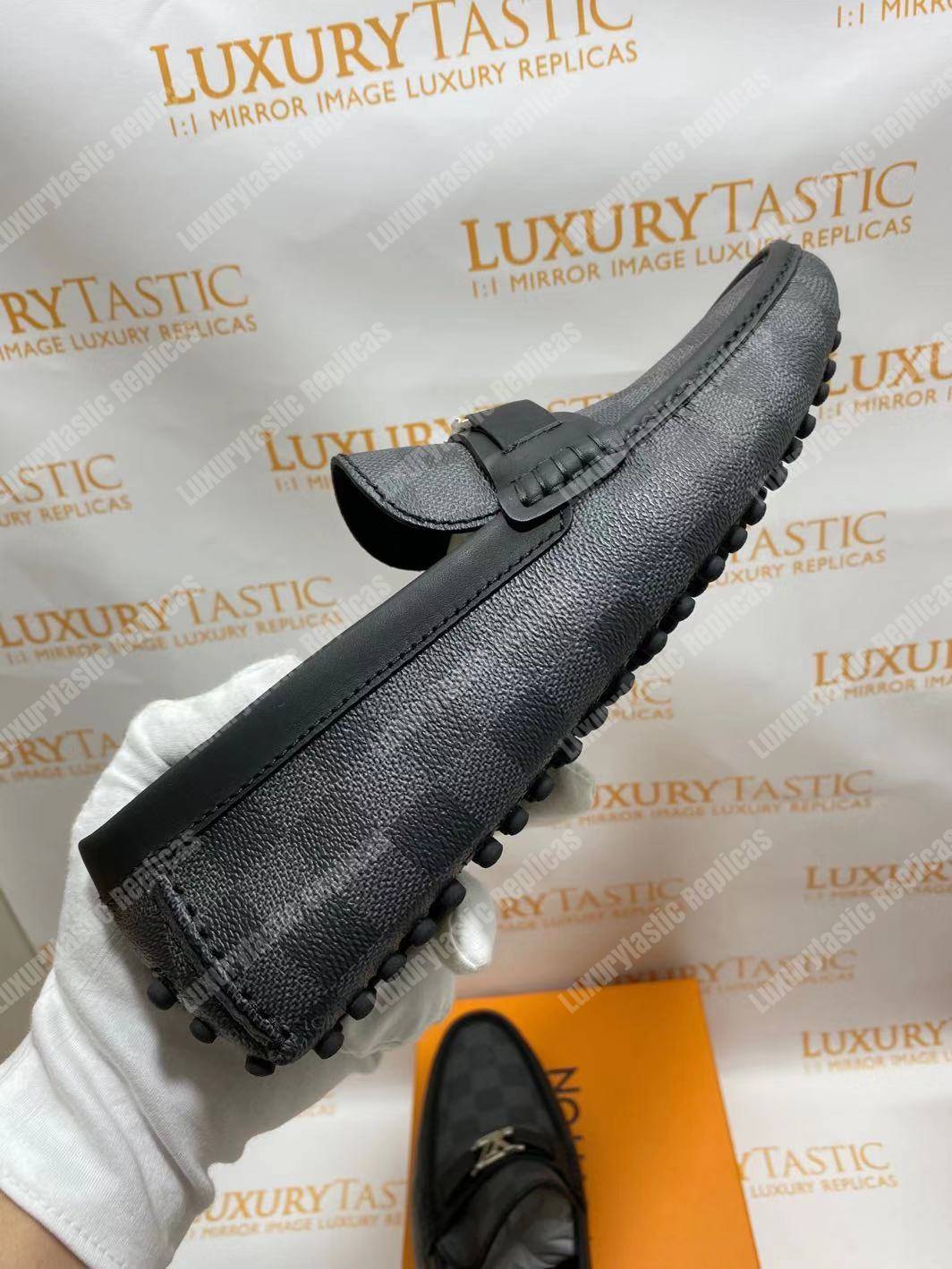 LV Hockenheim Mocassin Damier Graphite