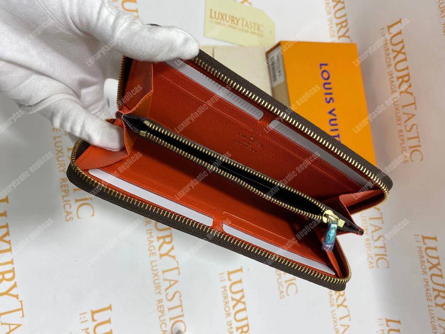 LV Clemence Wallet Monogram Orange