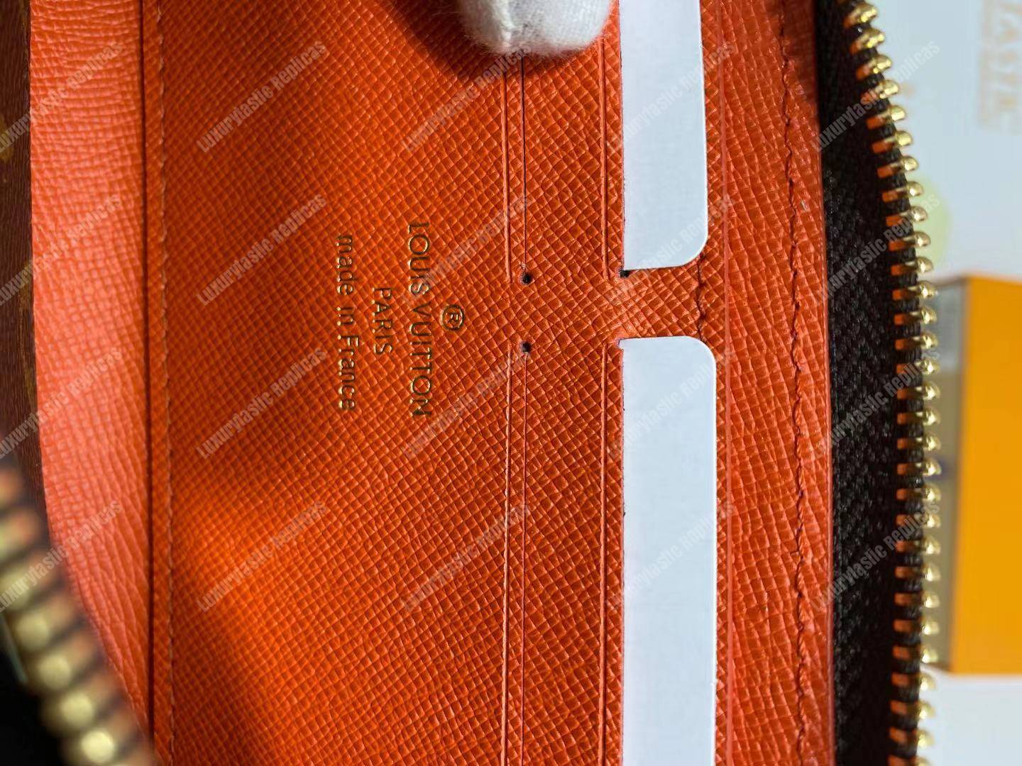 LV Clemence Wallet Monogram Orange
