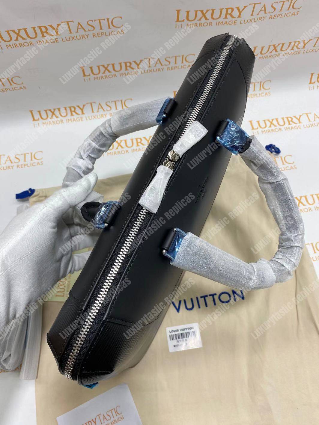 LV Porte-Documents Jour Epi Leather Noir