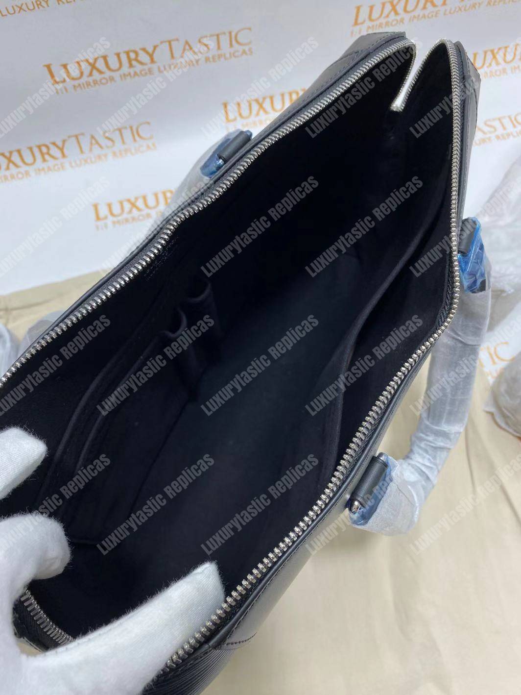 LV Porte-Documents Jour Epi Leather Noir