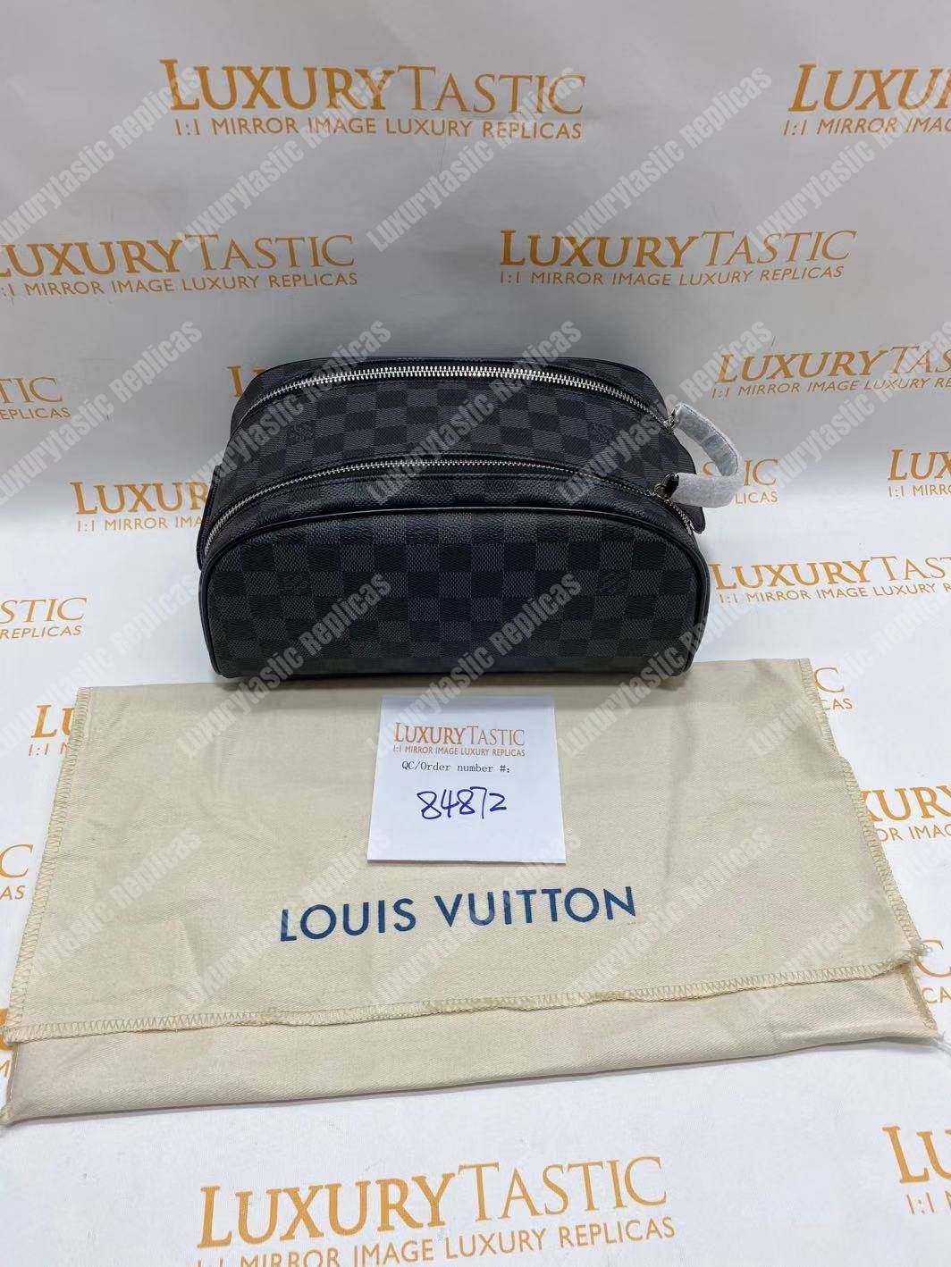 LV King Size Toiletry Bag Damier Graphite