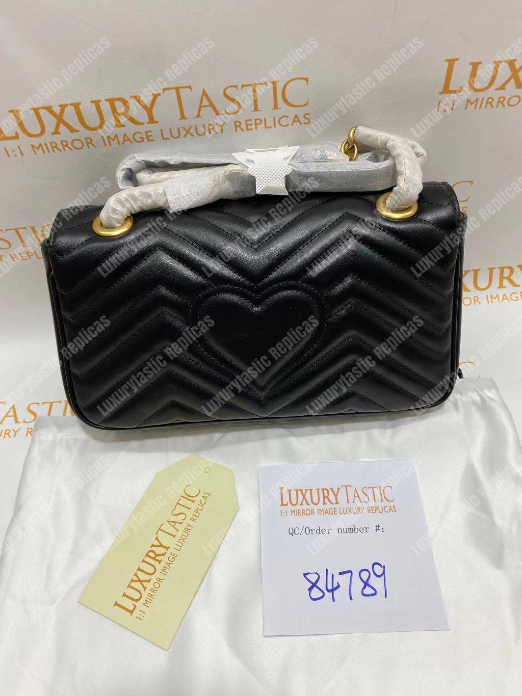 G*u*i gg marmont small shoulder bag black