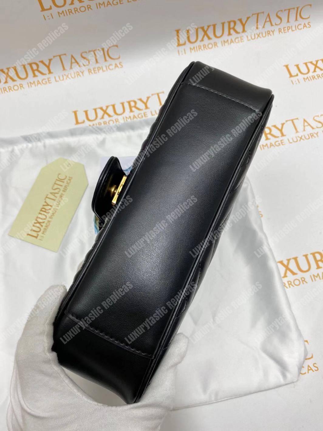 G*u*i gg marmont small shoulder bag black