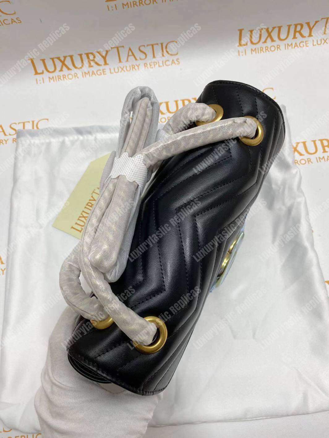 G*u*i gg marmont small shoulder bag black