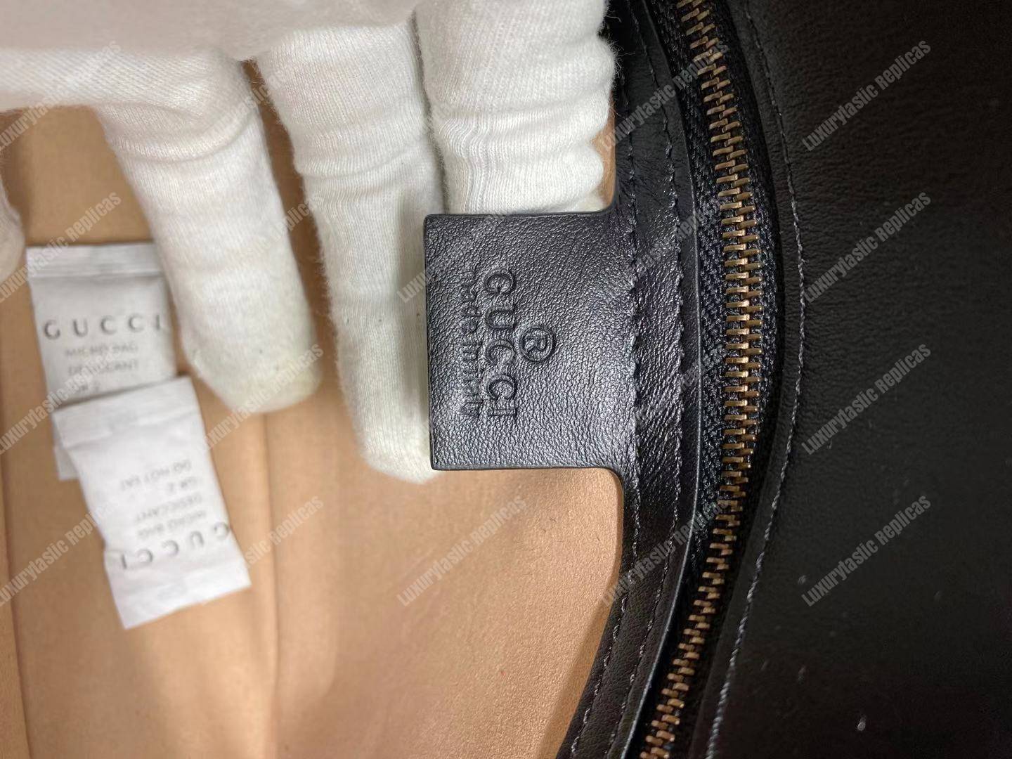 G*u*i gg marmont small shoulder bag black