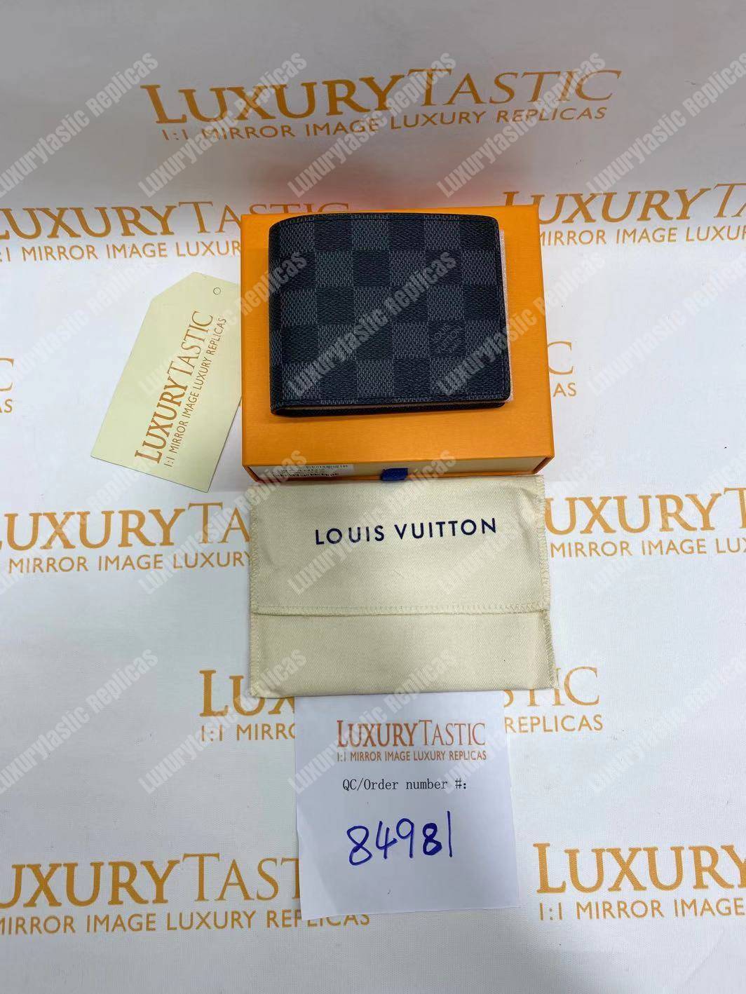 LV Slender ID Wallet Damier Graphite Canvas