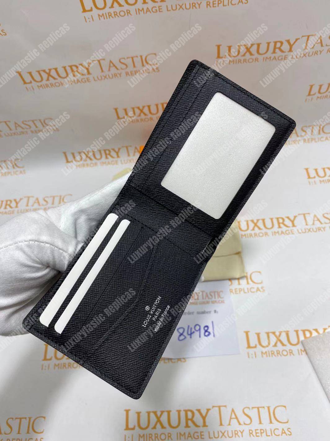 LV Slender ID Wallet Damier Graphite Canvas