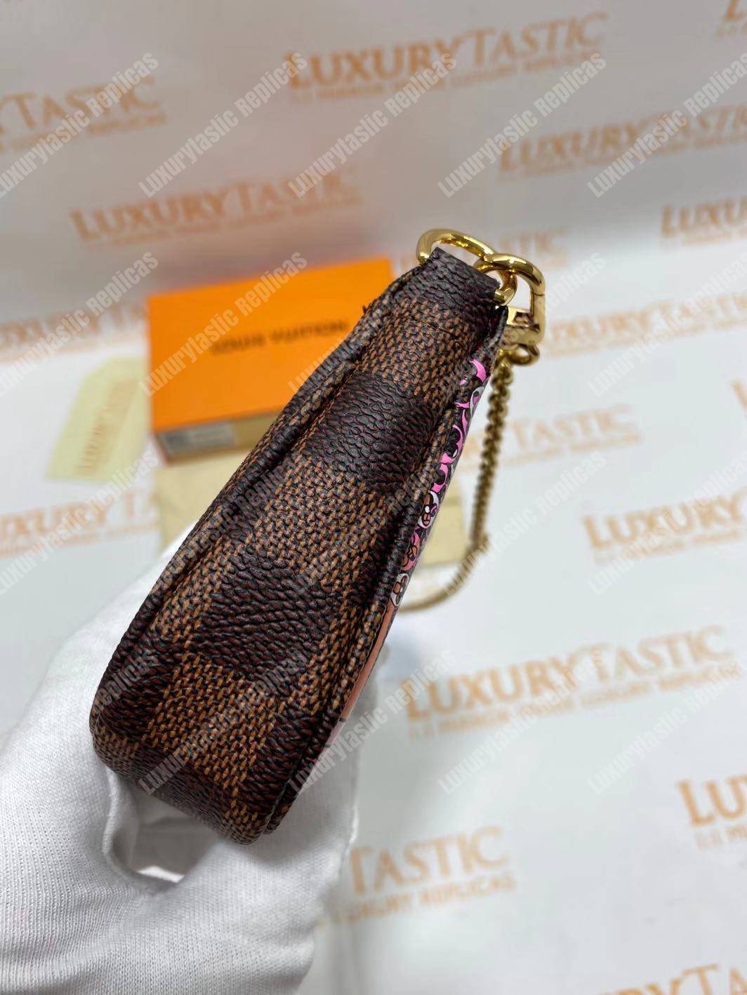 LV Mini Pochette Eiffel Tower Print