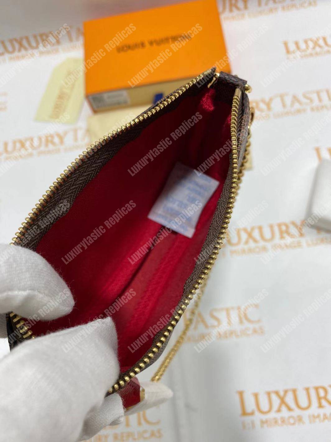 LV Mini Pochette Eiffel Tower Print