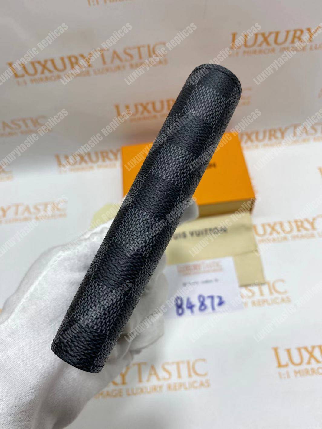 LV Passport Cover Damier Graphite Canvas
