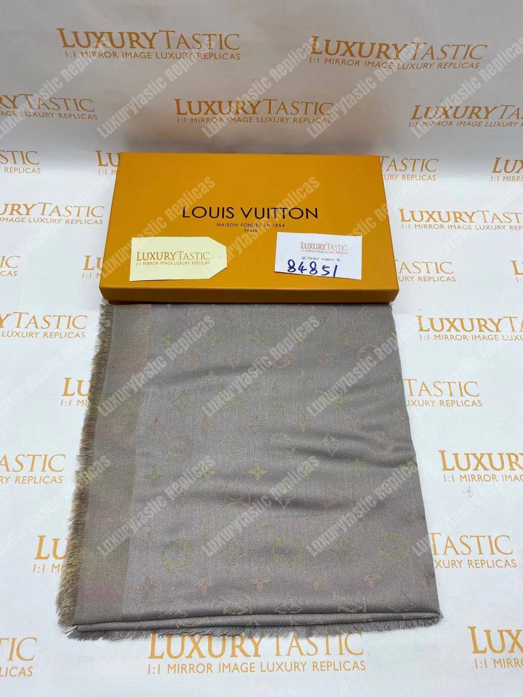 LV Monogram Shine Shawl