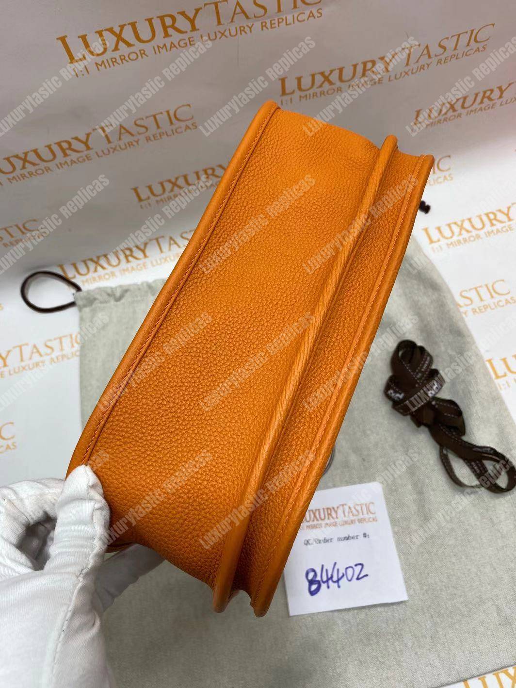 H**mes evelyne iii 29 clemence bag orange