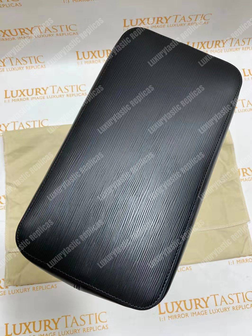 LV Neverfull MM Epi Leather Black