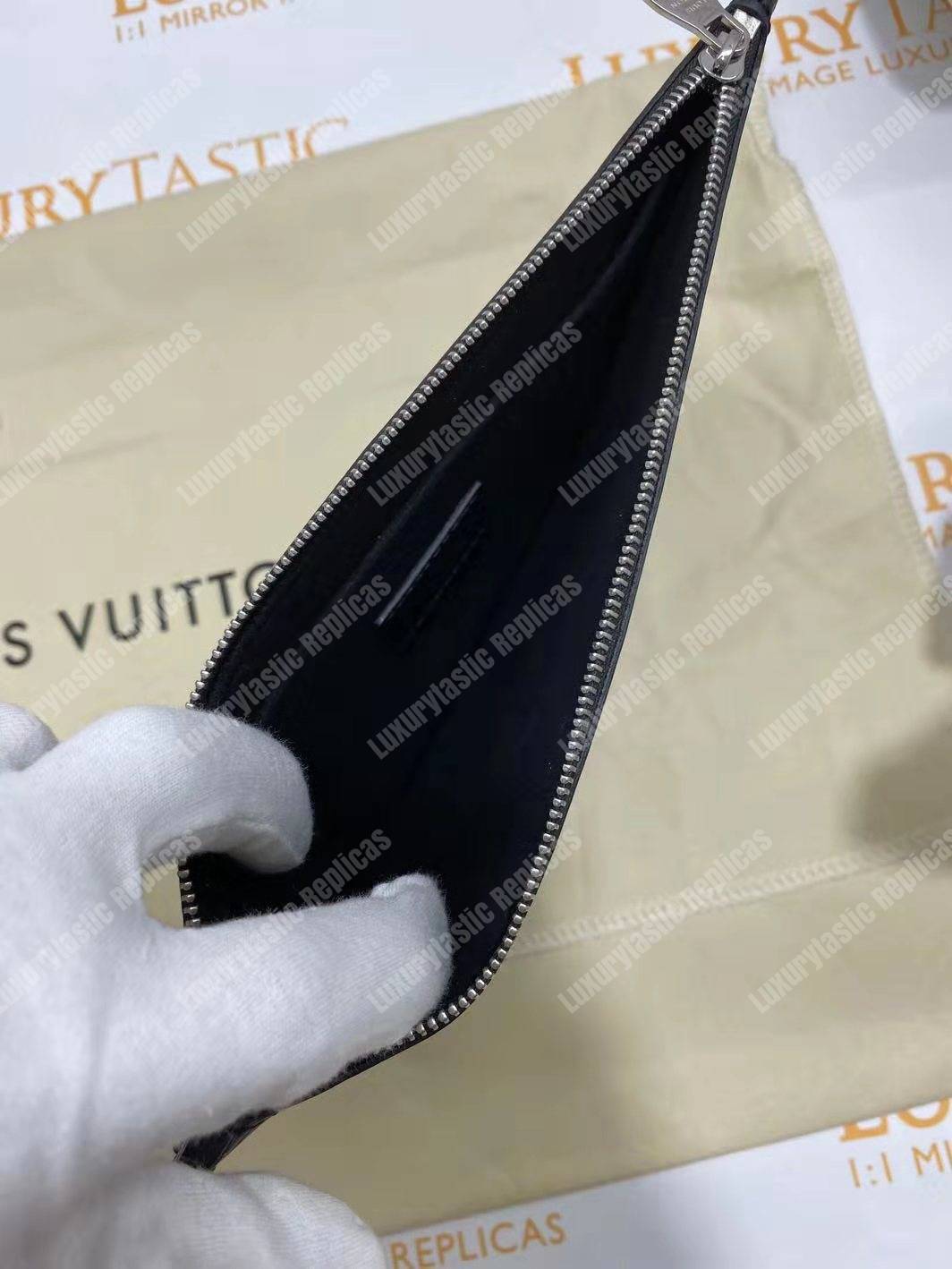 LV Neverfull MM Epi Leather Black