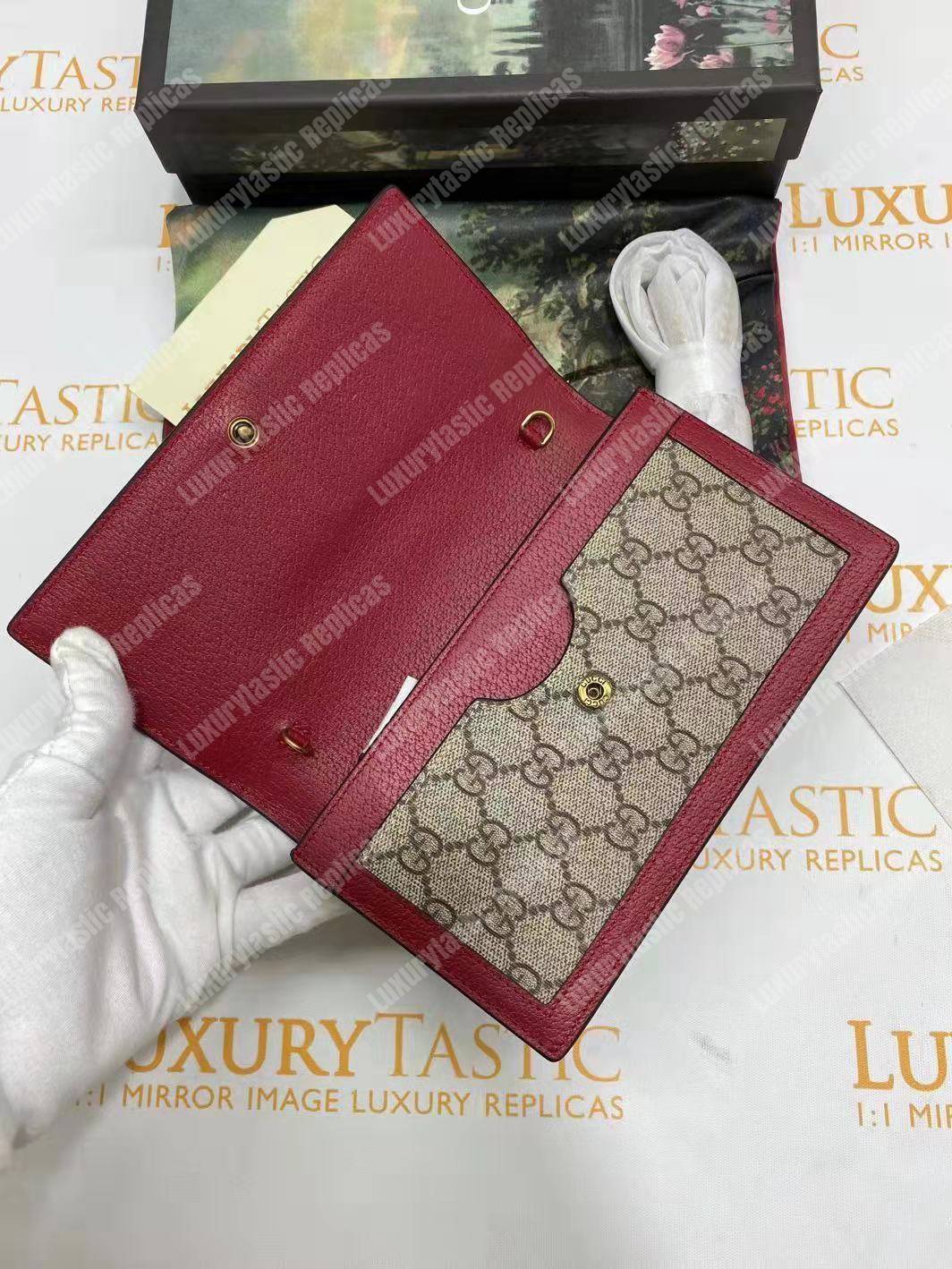 G*u*i queen margaret gg mini bag red