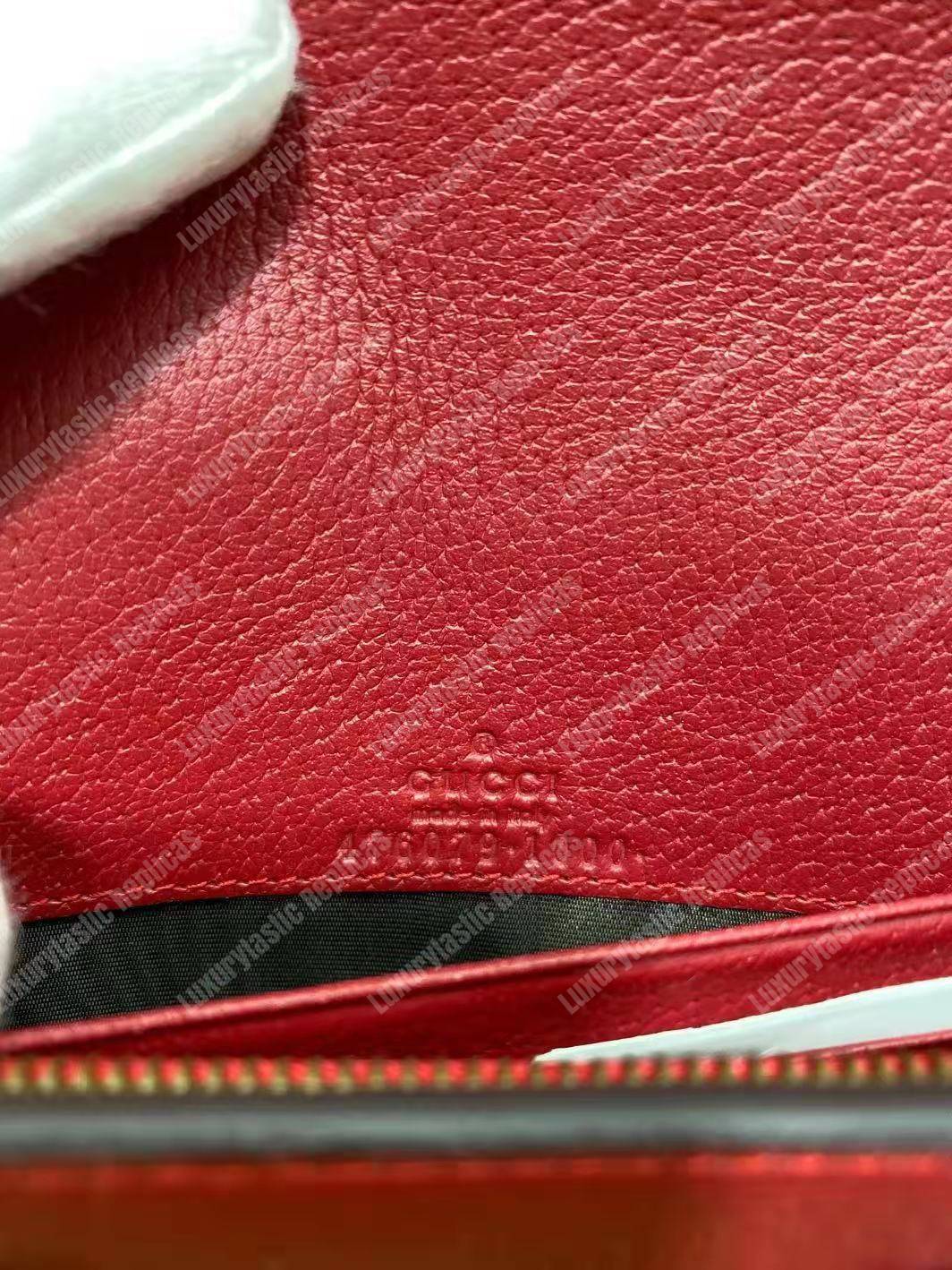 G*u*i dionysus leather small bag red