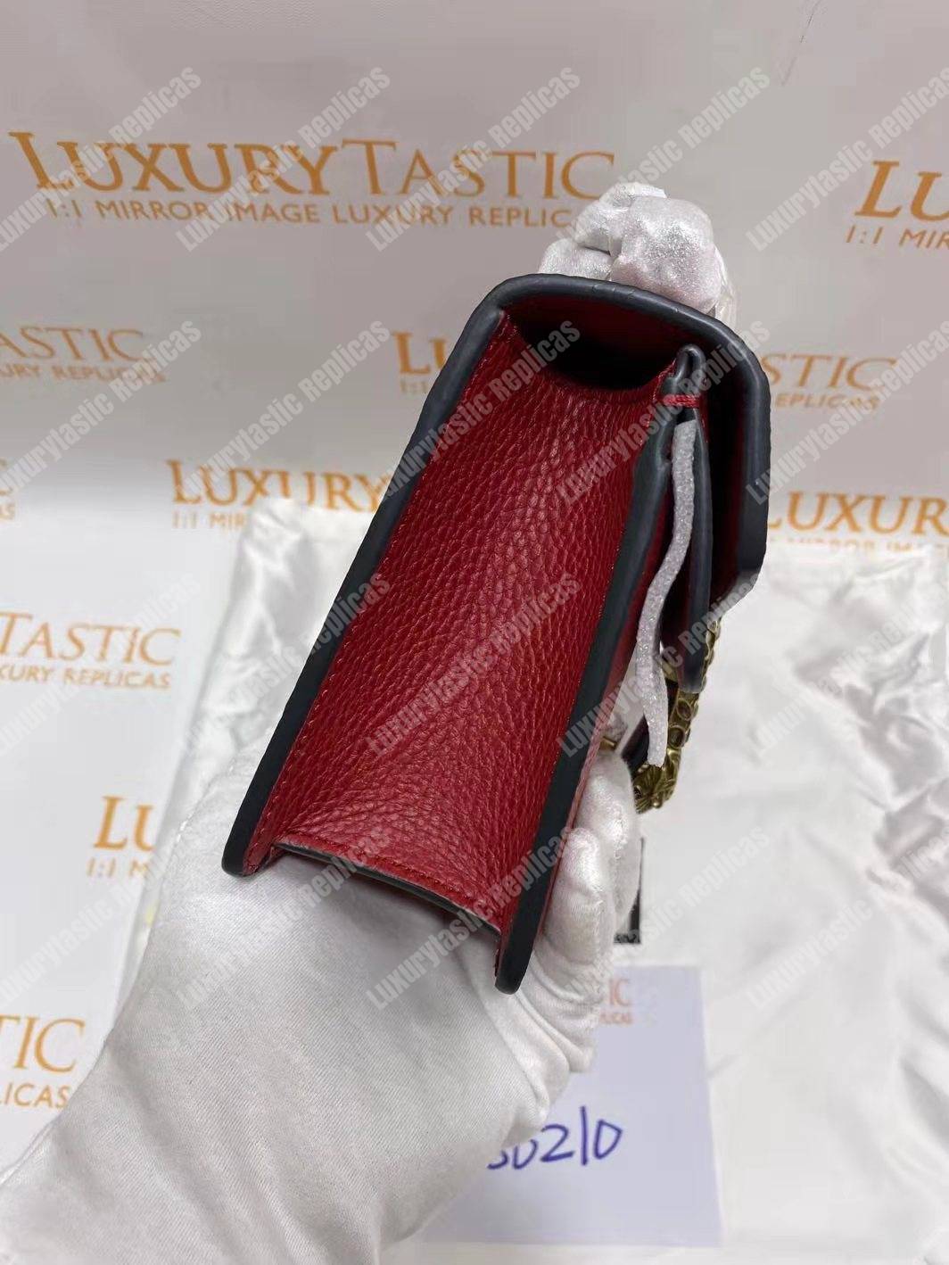 G*u*i dionysus leather small bag red