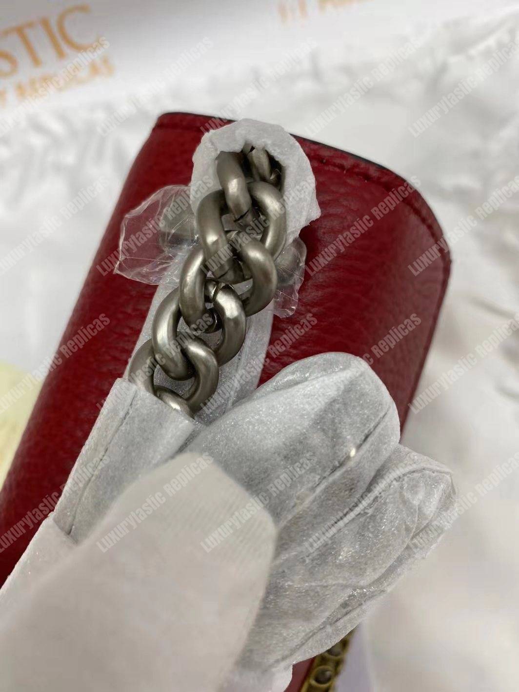 G*u*i dionysus leather small bag red