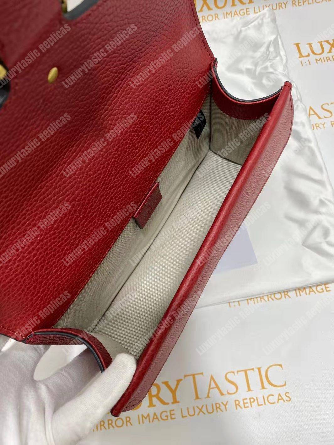 G*u*i dionysus leather small bag red