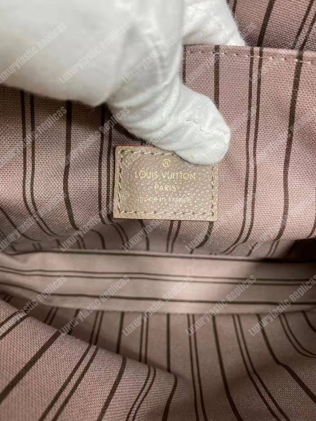 LV Pochette Metis Monogram Empreinte Leather Vison