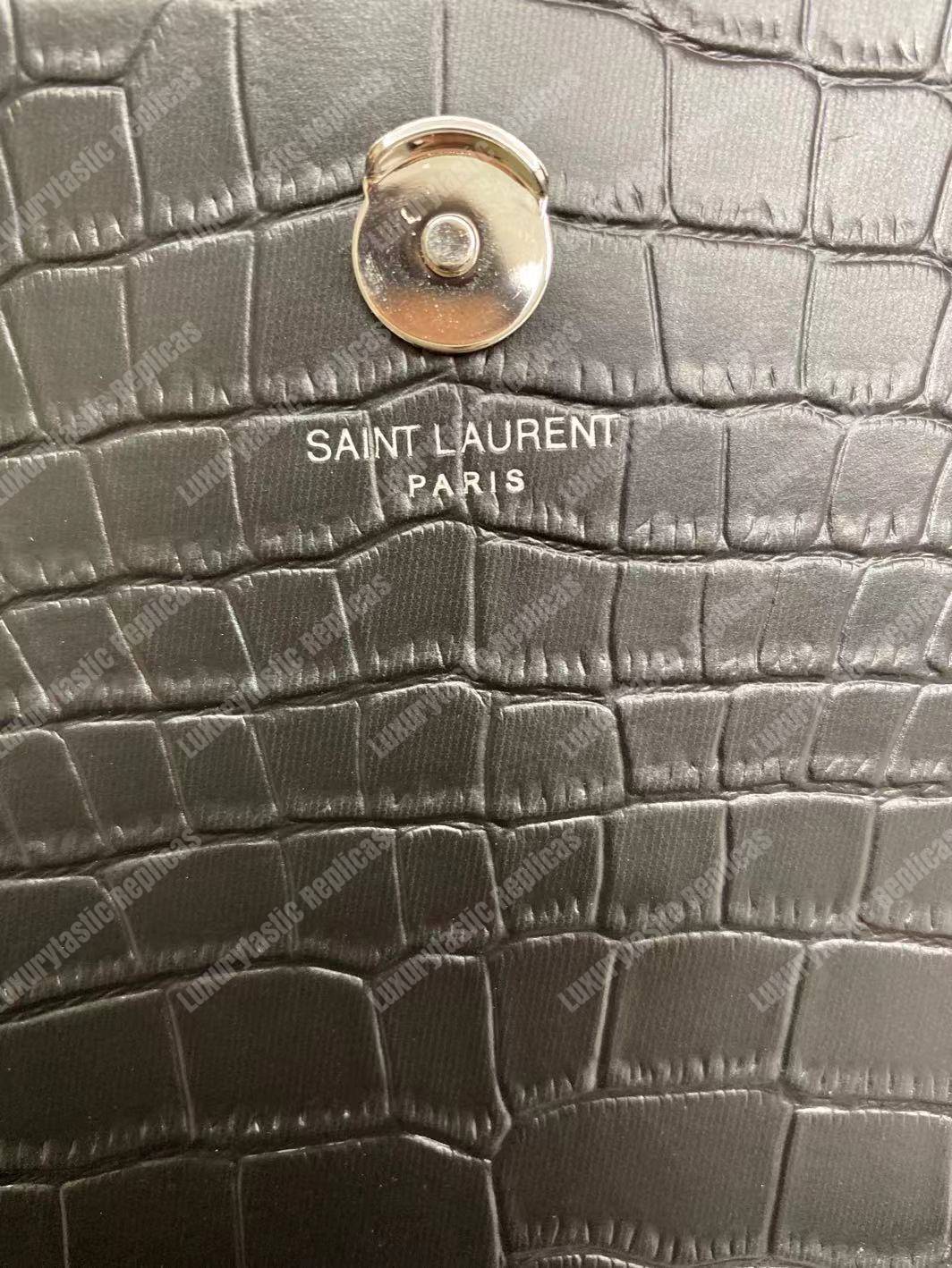 Saint Laurent Kate Chain Wallet With Tassel