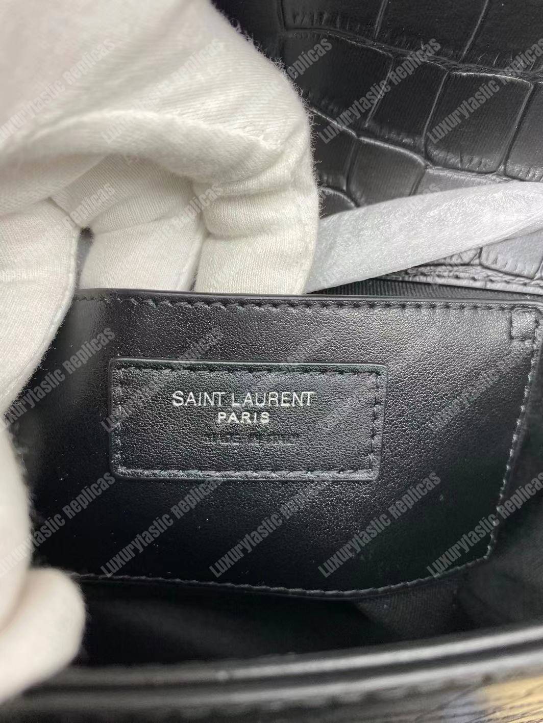 Saint Laurent Kate Chain Wallet With Tassel