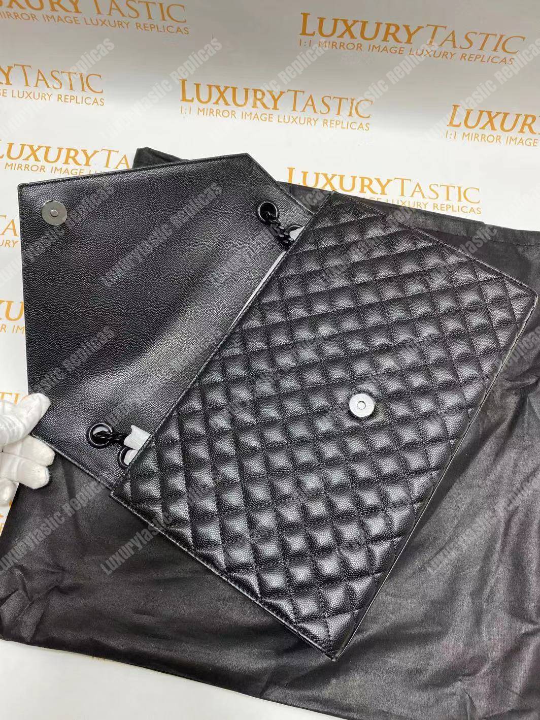 Saint Laurent Classic Large Soft Envelope Black