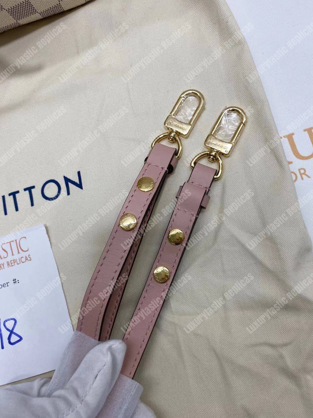 LV NéoNoé Damier Azur Canvas Eau de Rose Limited Edition