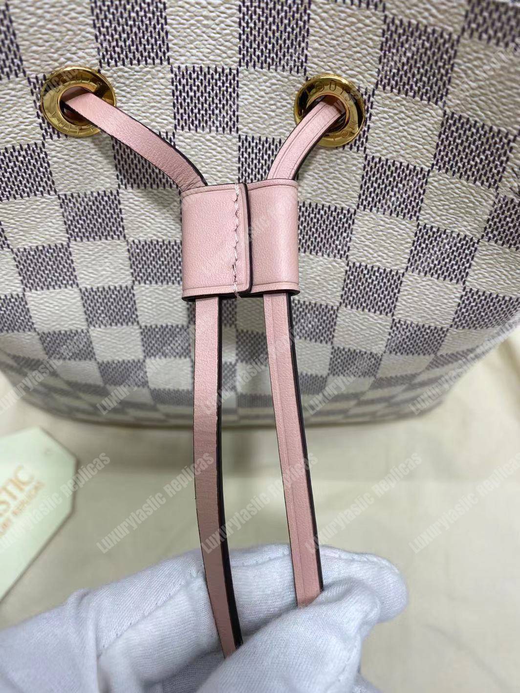 LV NéoNoé Damier Azur Canvas Eau de Rose Limited Edition