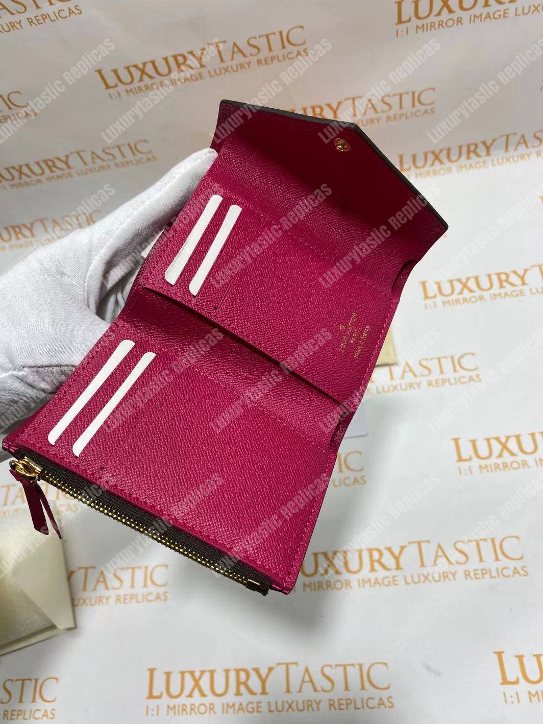 LV Victorine Wallet Monogram Fuchsia