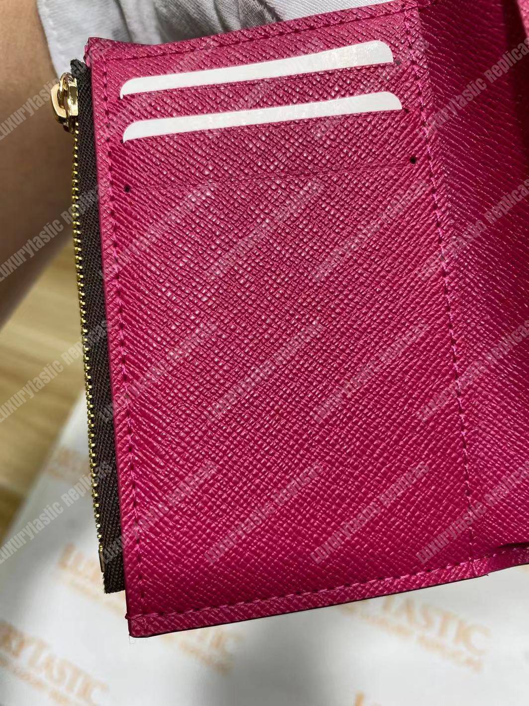 LV Victorine Wallet Monogram Fuchsia