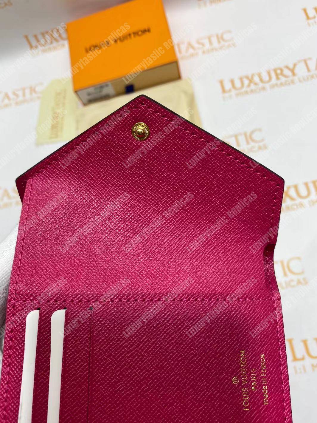 LV Victorine Wallet Monogram Fuchsia