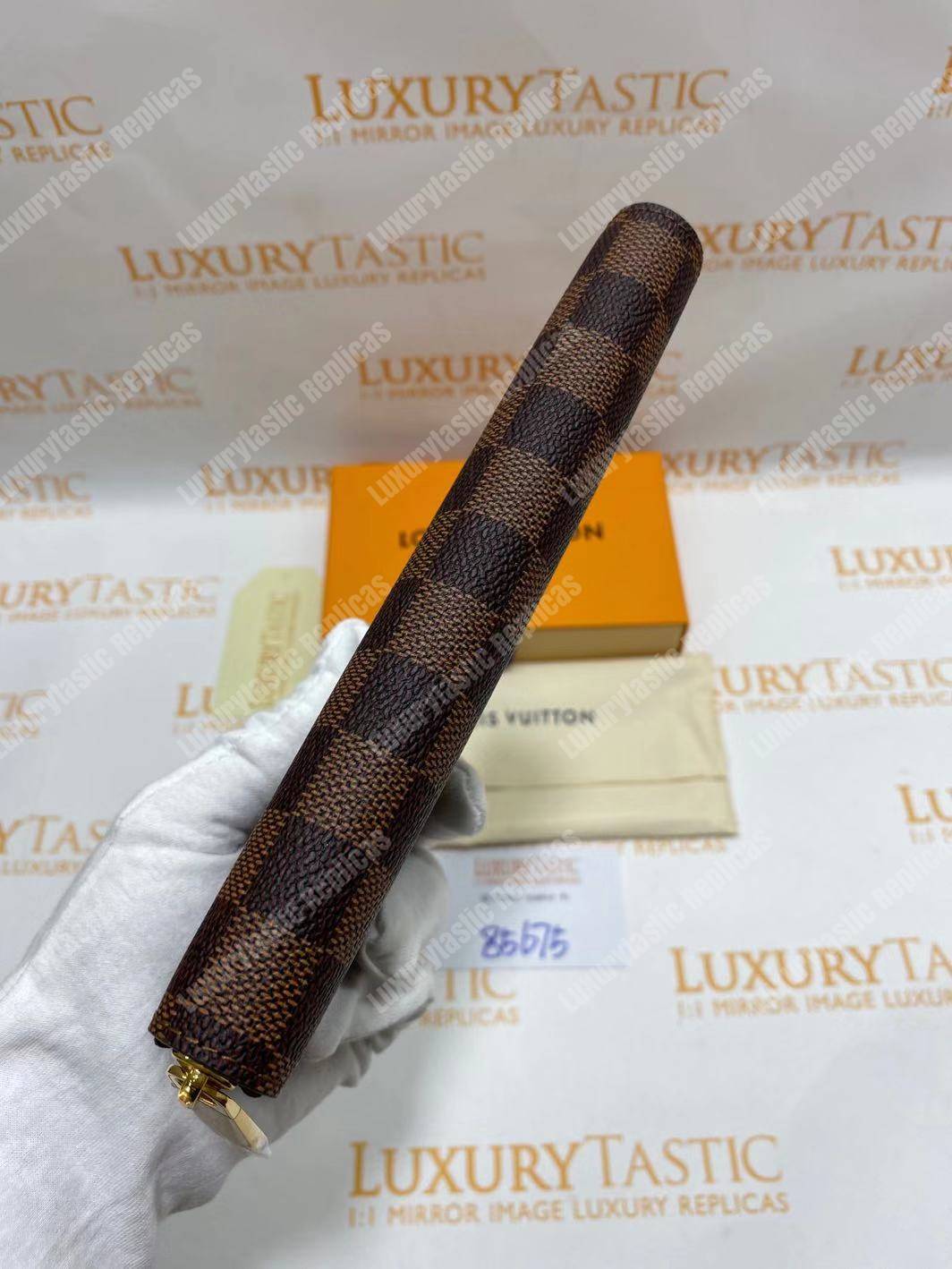 LV Zippy Wallet Damier Ebene Brown