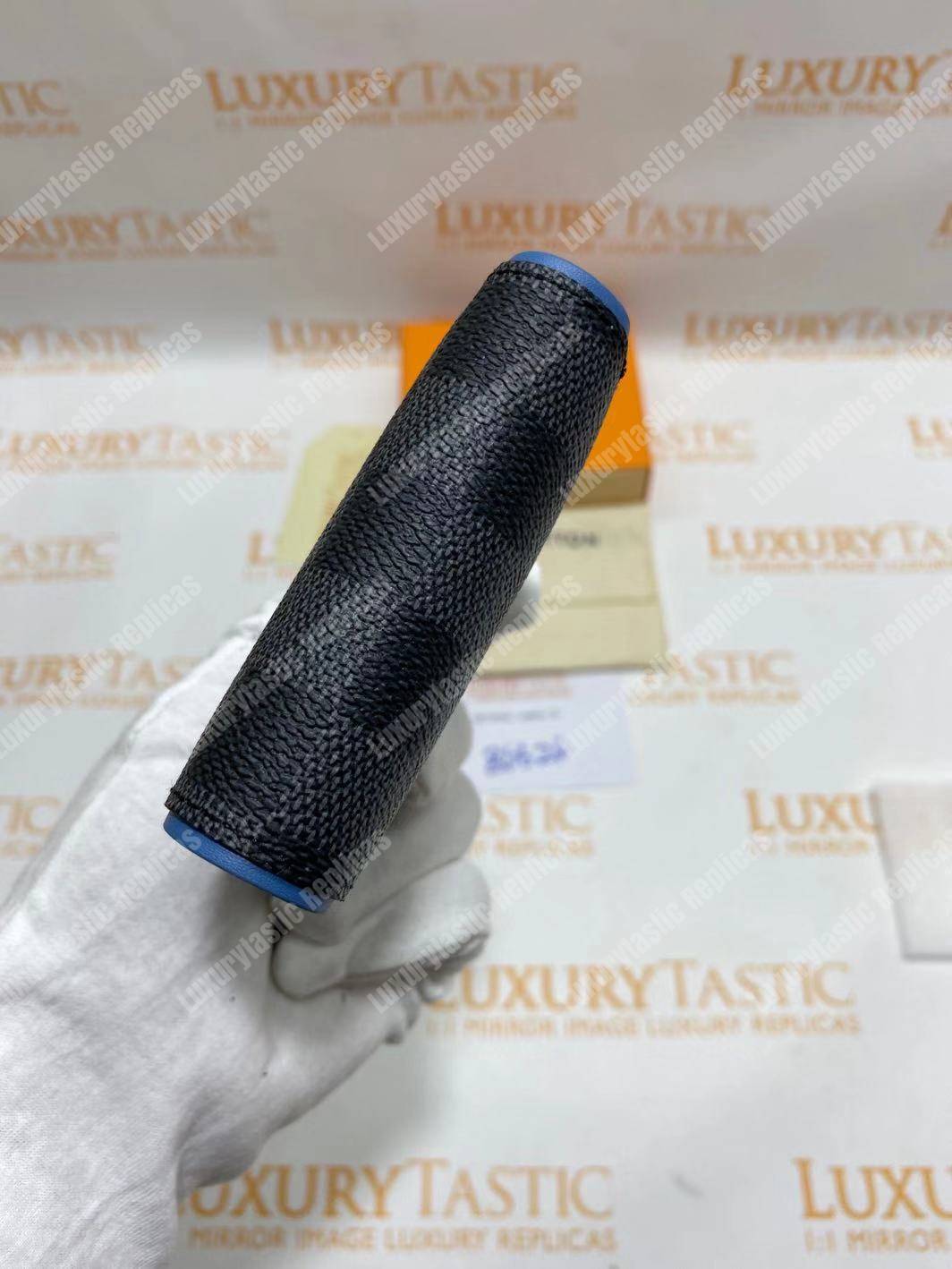 LV Multiple Wallet Damier Graphite Canvas Blue Neon