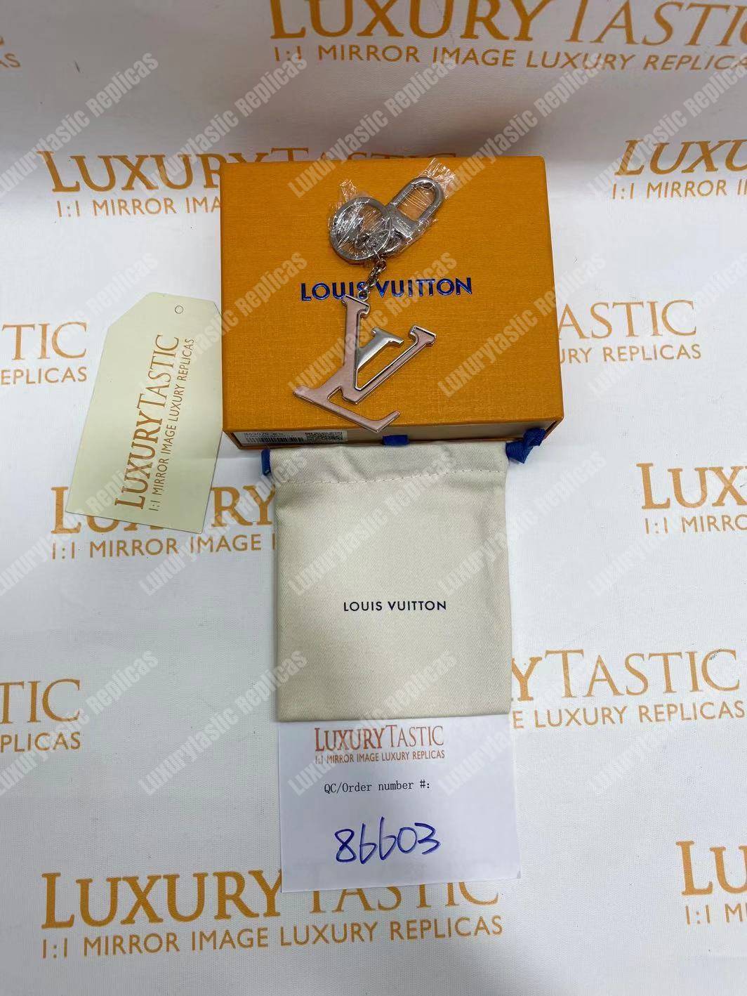 LV Capucines Bag Charm and Key Holder Magnolia