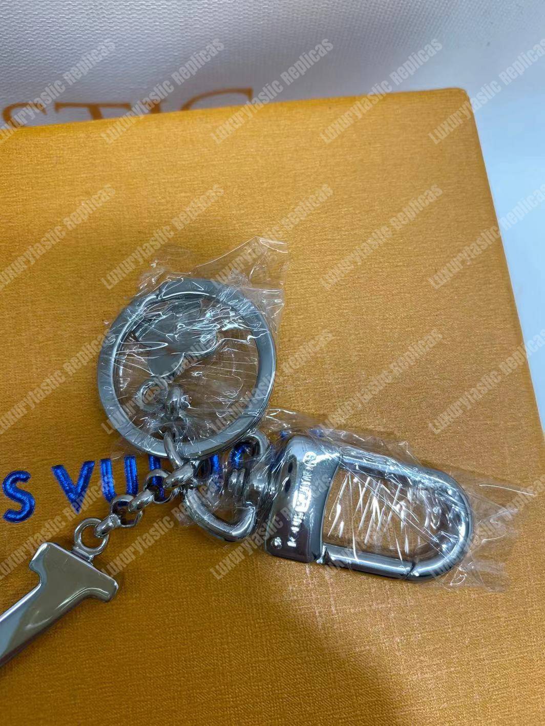 LV Capucines Bag Charm and Key Holder Magnolia