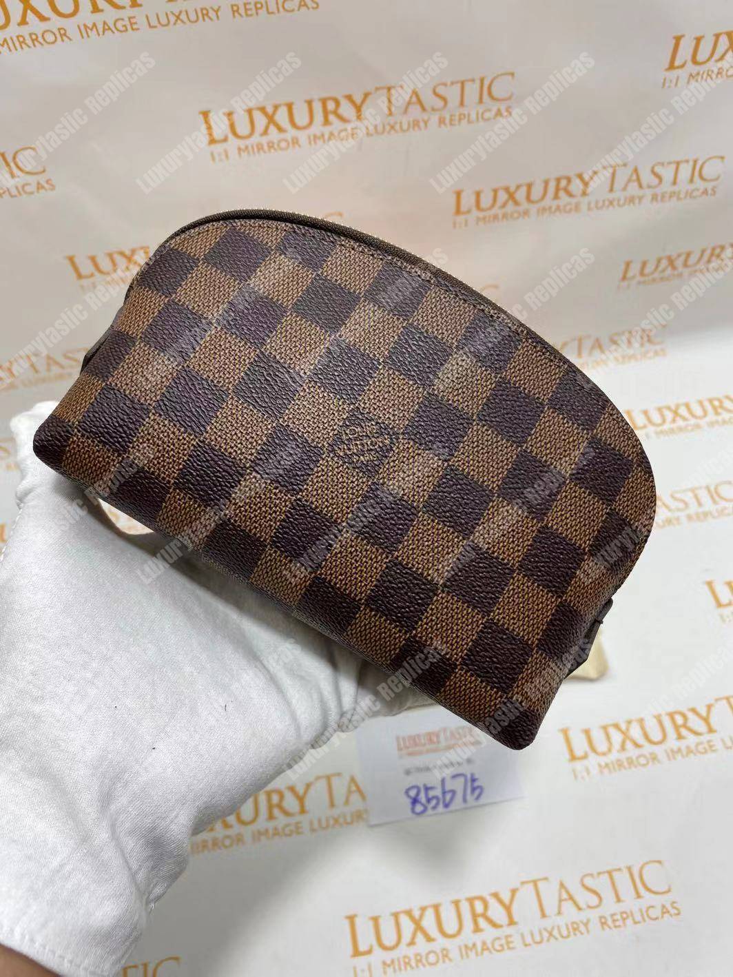 LV Cosmetic Pouch PM Damier Ebene