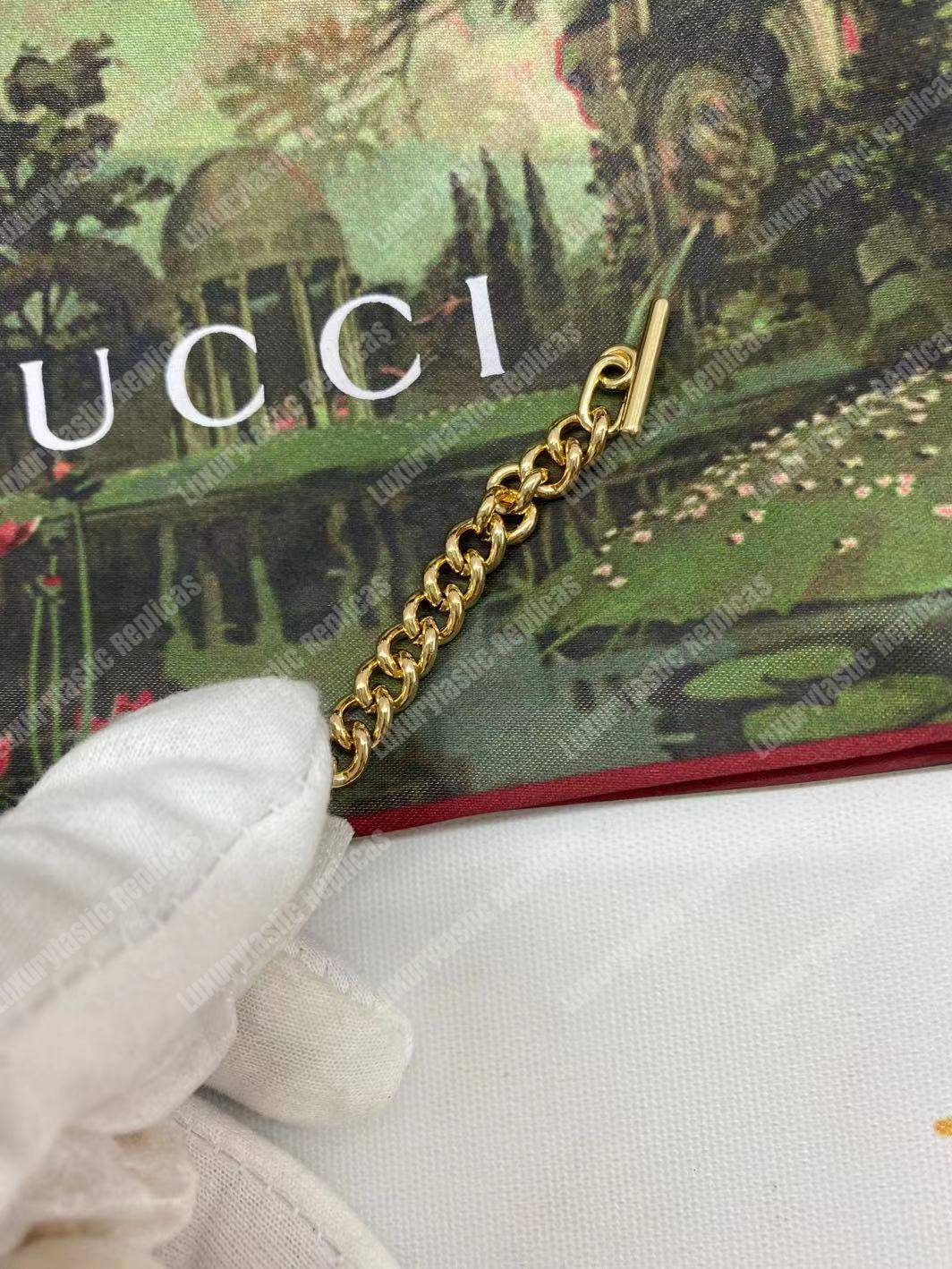 G*u*i gg padlock continental wallet black