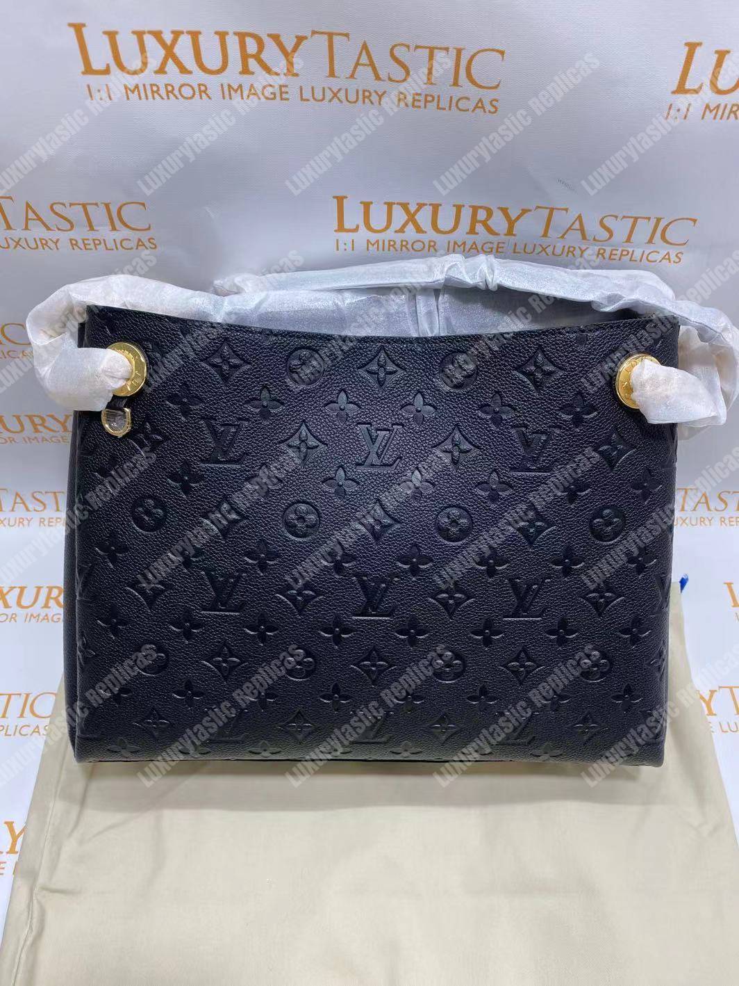 LV Surene MM Monogram Empreinte Leather Noir
