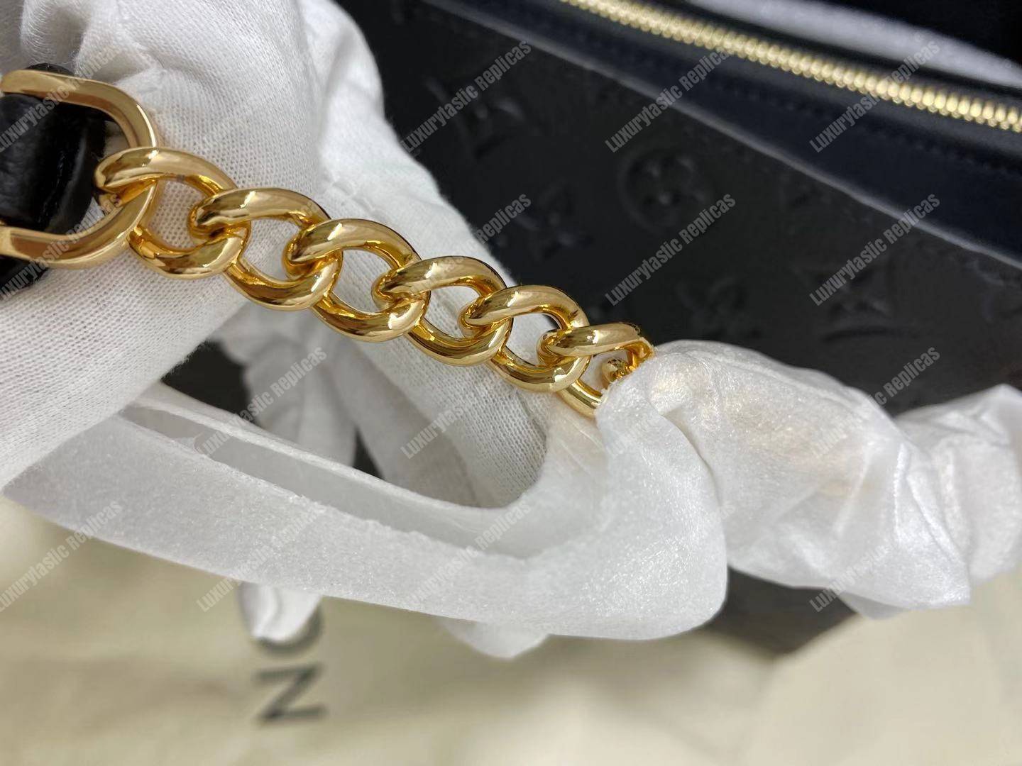 LV Surene MM Monogram Empreinte Leather Noir