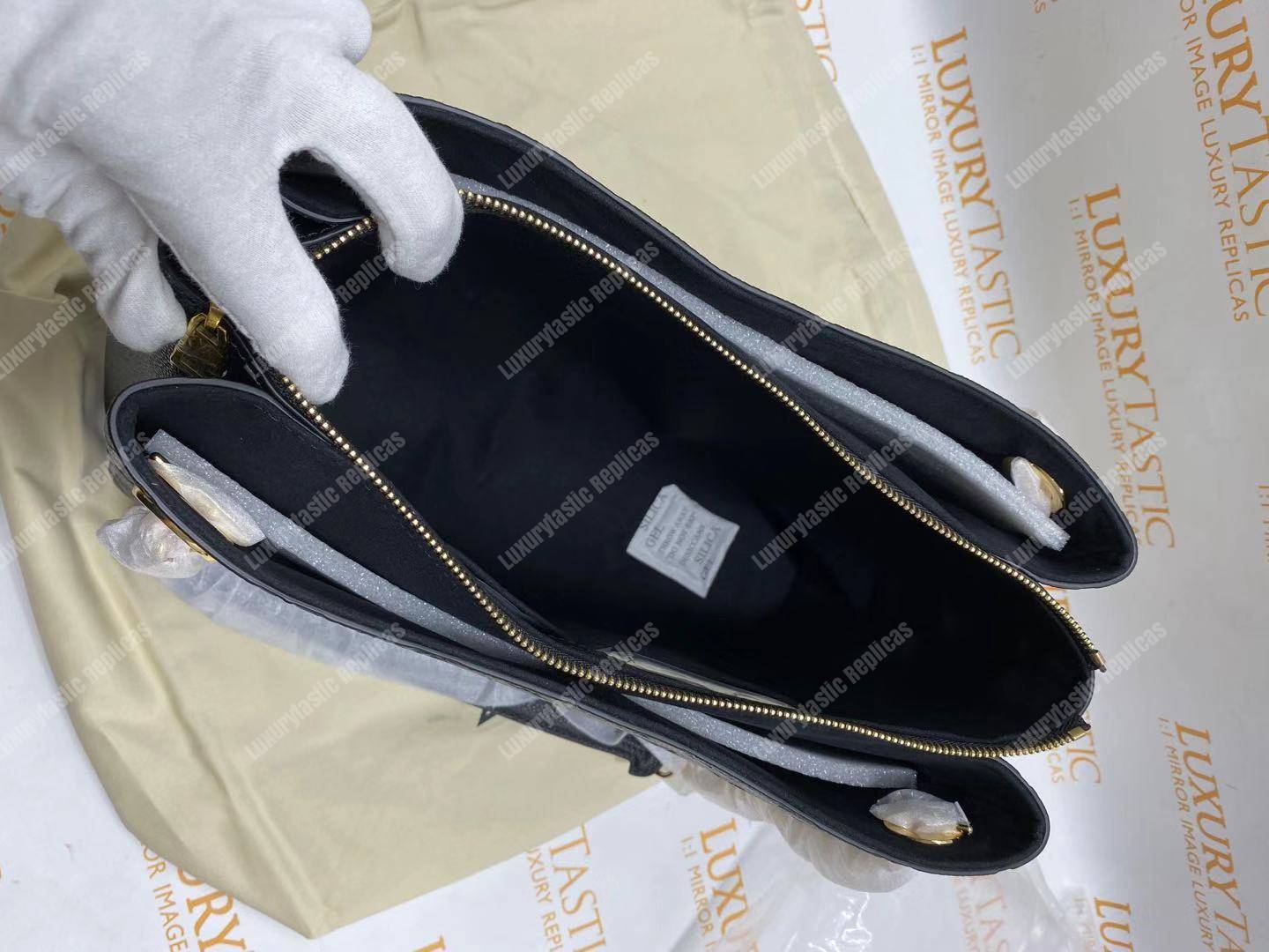 LV Surene MM Monogram Empreinte Leather Noir