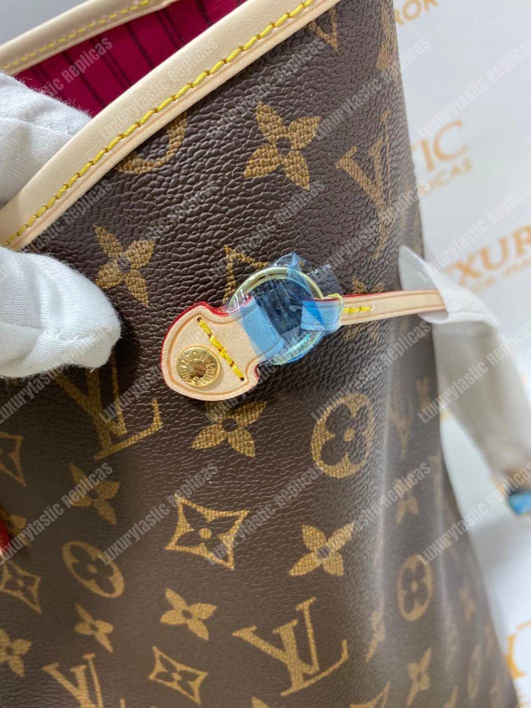 LV Neverfull GM Monogram Pivoine