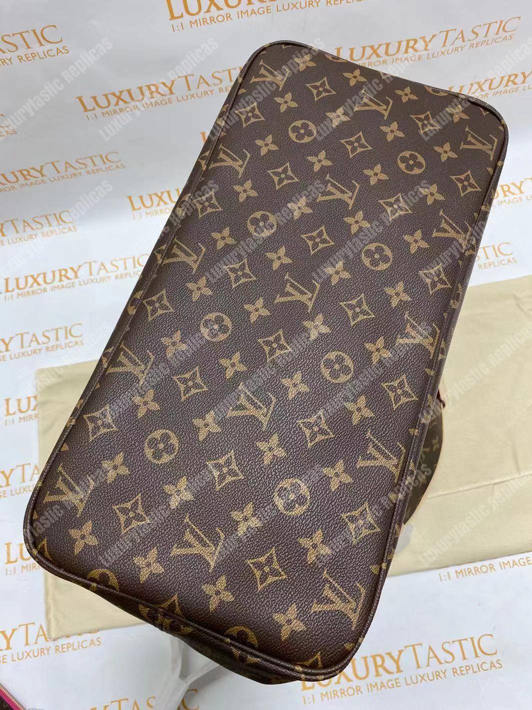 LV Neverfull GM Monogram Pivoine