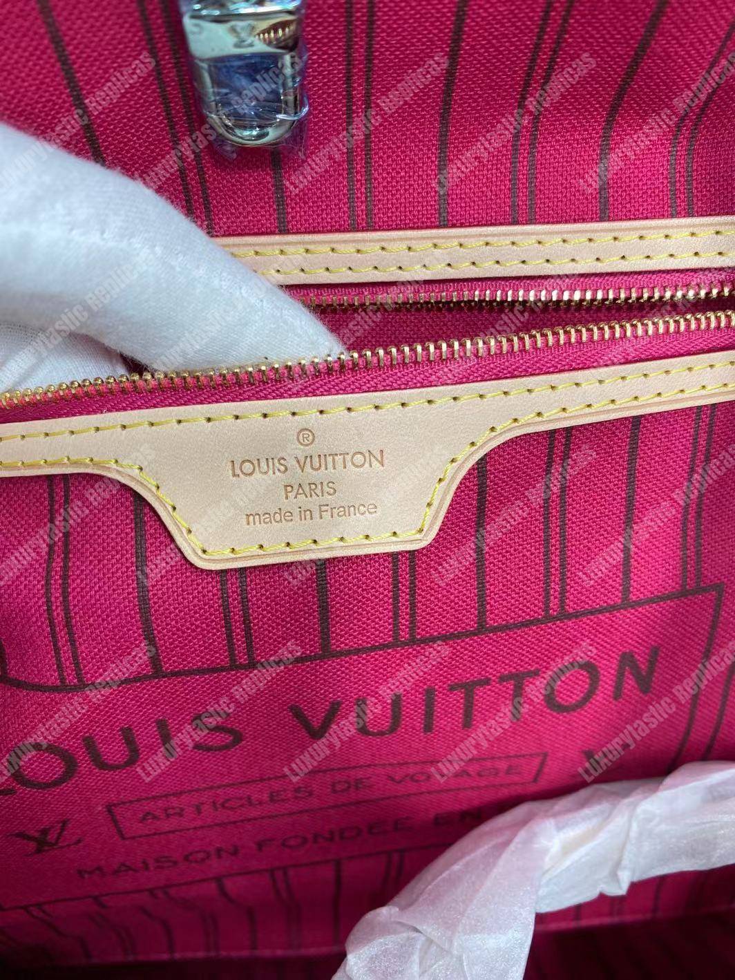 LV Neverfull GM Monogram Pivoine