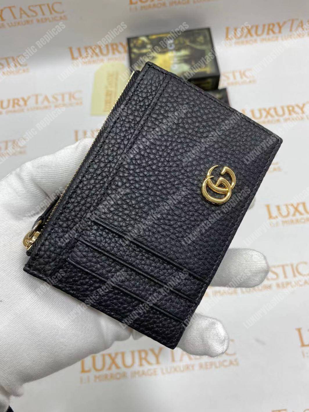 G*u*i gg marmont card case black